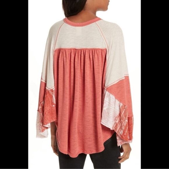 Free People Friday Fever Coral Dolman Top. Size XSmall. - Picture 3 of 12